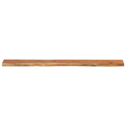 vidaXL Wandregal 140x20x3,8 cm Rechteckig Massivholz Akazie Baumkante