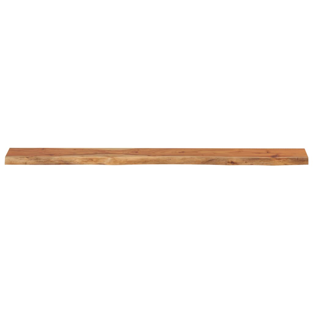 vidaXL Wandregal 160x20x3,8 cm Rechteckig Massivholz Akazie Baumkante