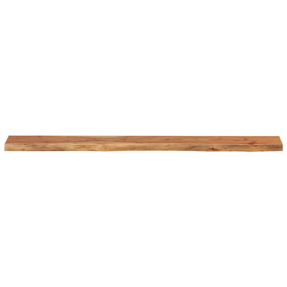vidaXL Wandregal 160x20x3,8 cm Rechteckig Massivholz Akazie Baumkante
