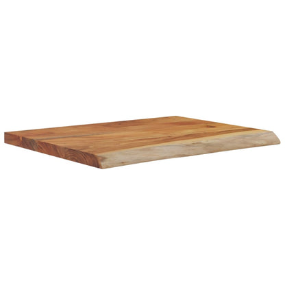 vidaXL Wandregal 40x30x3,8 cm Rechteckig Massivholz Akazie Baumkante