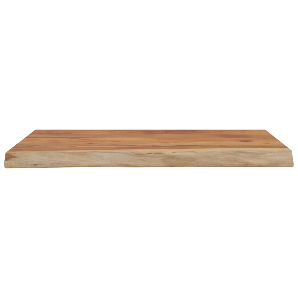 vidaXL Wandregal 40x30x3,8 cm Rechteckig Massivholz Akazie Baumkante