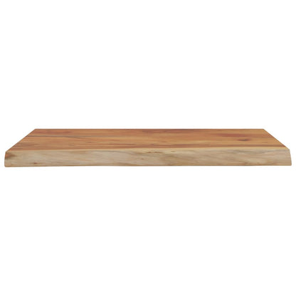 vidaXL Wandregal 40x30x3,8 cm Rechteckig Massivholz Akazie Baumkante