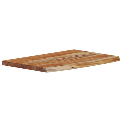 vidaXL Wandregal 50x30x3,8 cm Rechteckig Massivholz Akazie Baumkante
