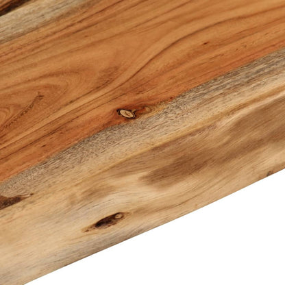 vidaXL Wandregal 50x30x3,8 cm Rechteckig Massivholz Akazie Baumkante