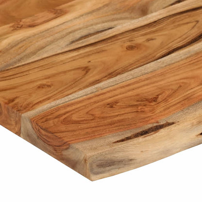 vidaXL Wandregal 50x30x3,8 cm Rechteckig Massivholz Akazie Baumkante