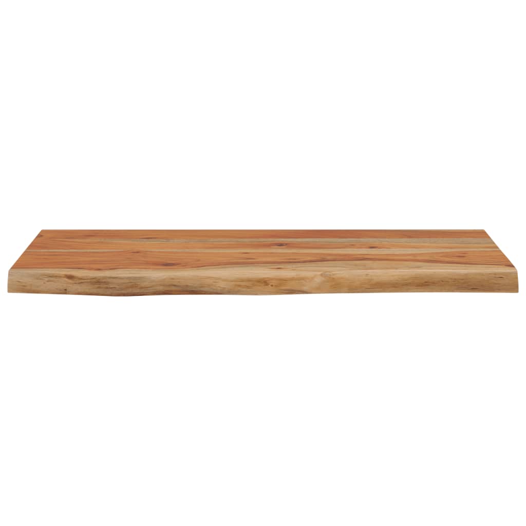 vidaXL Wandregal 60x30x3,8 cm Rechteckig Massivholz Akazie Baumkante