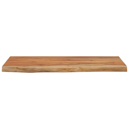 vidaXL Wandregal 60x30x3,8 cm Rechteckig Massivholz Akazie Baumkante