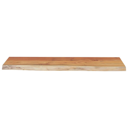 vidaXL Wandregal 70x30x3,8 cm Rechteckig Massivholz Akazie Baumkante