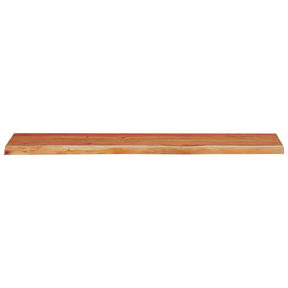 vidaXL Wandregal 110x30x3,8 cm Rechteckig Massivholz Akazie Baumkante