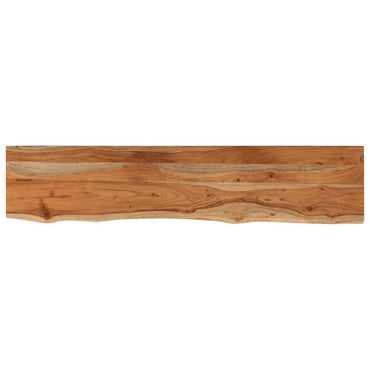 vidaXL Tischplatte 140x30x3,8cm Rechteckig Massivholz Akazie Baumkante