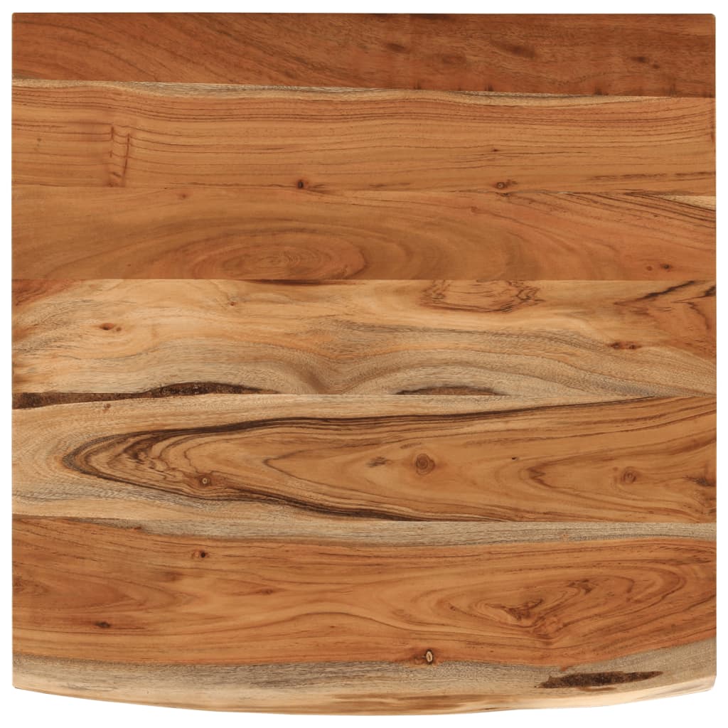 vidaXL Wandregal 40x40x3,8 cm Quadratisch Massivholz Akazie Baumkante