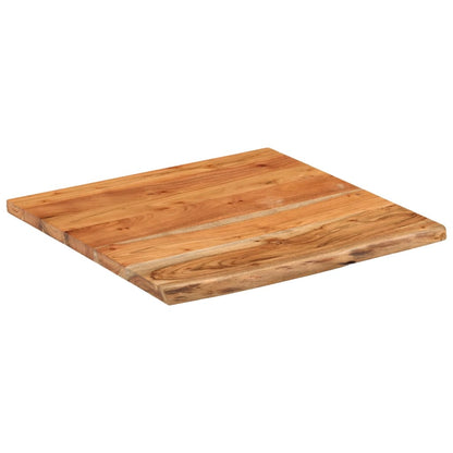vidaXL Wandregal 40x40x3,8 cm Quadratisch Massivholz Akazie Baumkante