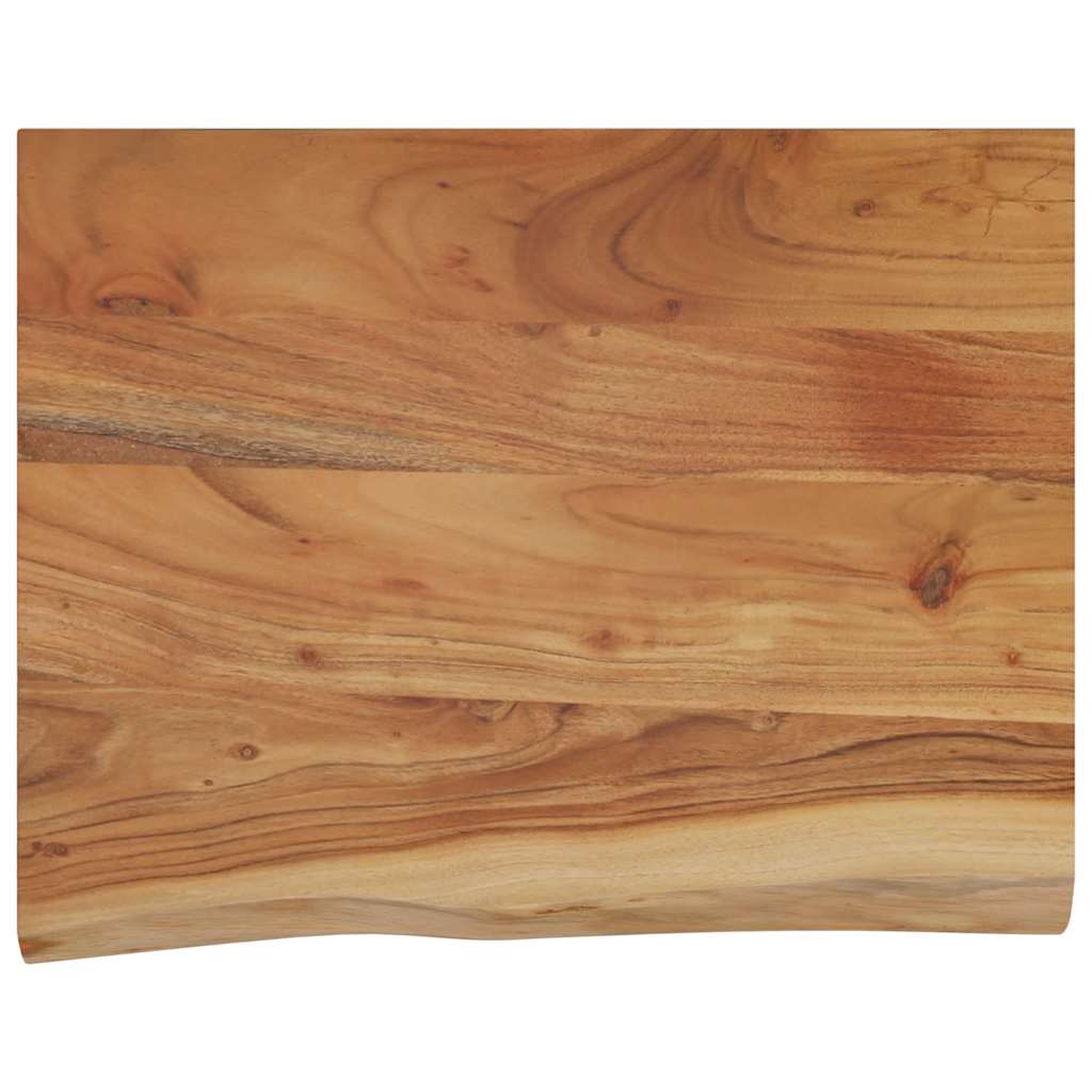 vidaXL Wandregal 50x40x3,8 cm Rechteckig Massivholz Akazie Baumkante
