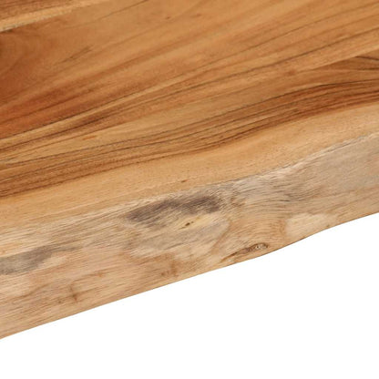 vidaXL Wandregal 50x40x3,8 cm Rechteckig Massivholz Akazie Baumkante