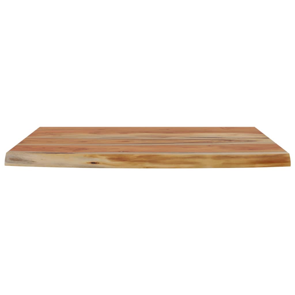 vidaXL Wandregal 70x40x3,8 cm Rechteckig Massivholz Akazie Baumkante