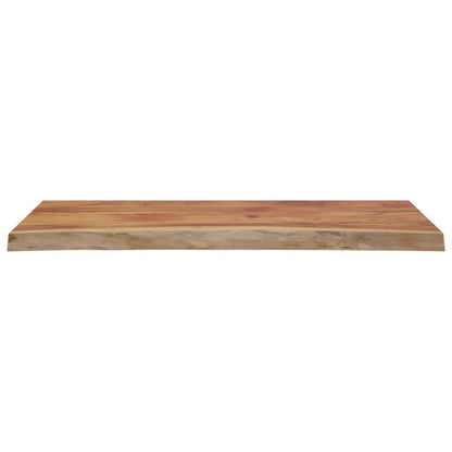 vidaXL Tischplatte 110x40x3,8cm Rechteckig Massivholz Akazie Baumkante