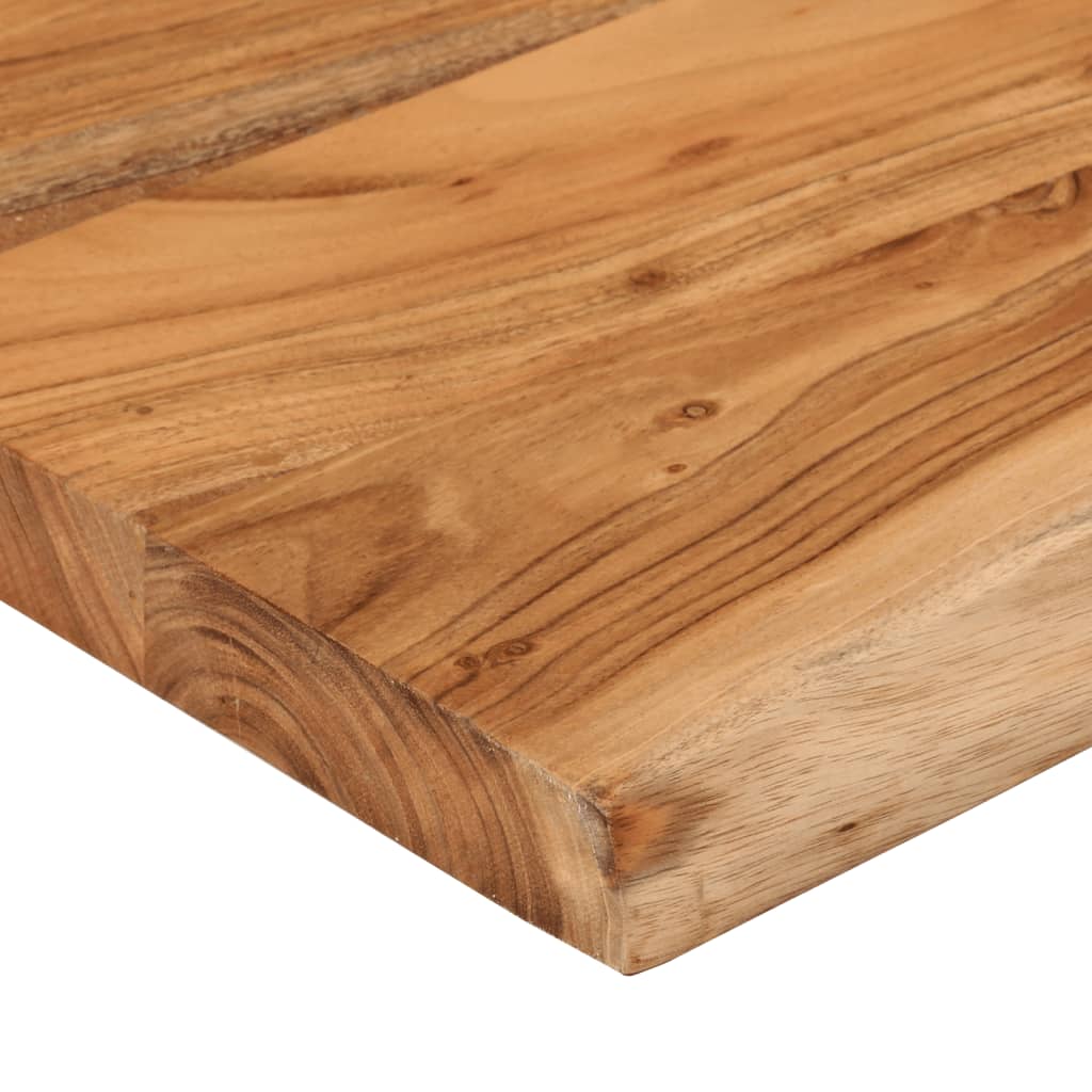 vidaXL Tischplatte 110x40x3,8cm Rechteckig Massivholz Akazie Baumkante