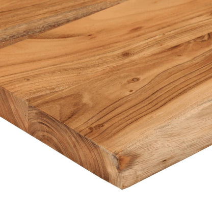 vidaXL Tischplatte 110x40x3,8cm Rechteckig Massivholz Akazie Baumkante