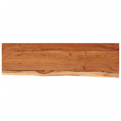 vidaXL Tischplatte 140x40x3,8cm Rechteckig Massivholz Akazie Baumkante