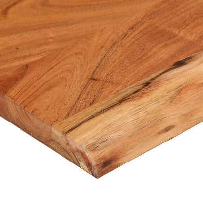 vidaXL Tischplatte 140x40x3,8cm Rechteckig Massivholz Akazie Baumkante