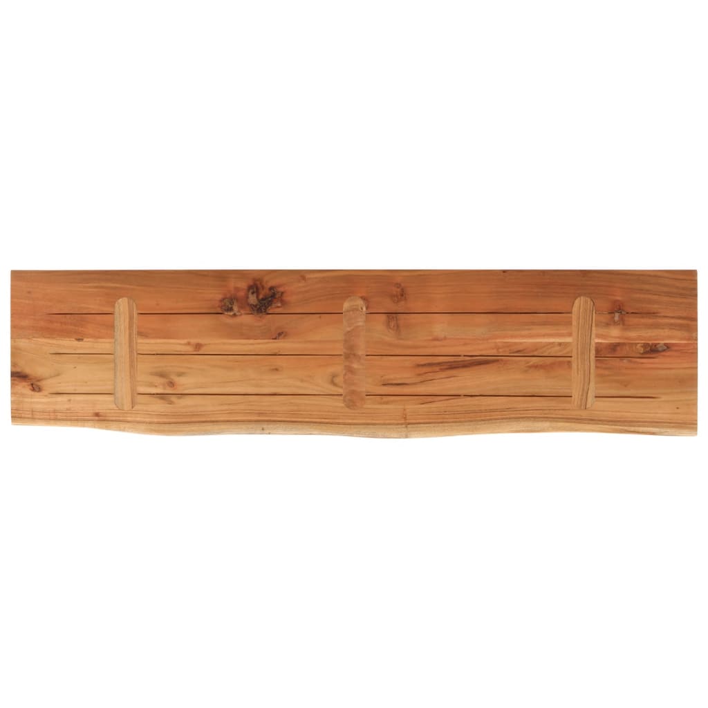 vidaXL Tischplatte 160x40x3,8cm Rechteckig Massivholz Akazie Baumkante