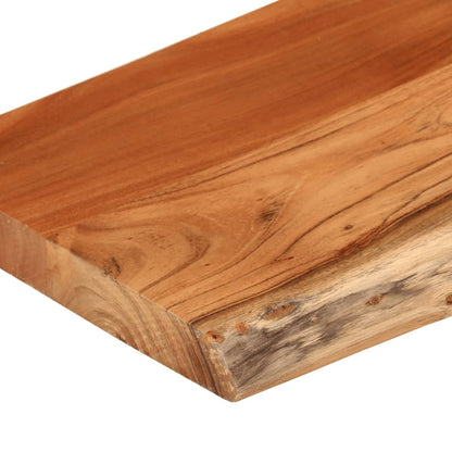 vidaXL Tischplatte 160x40x3,8cm Rechteckig Massivholz Akazie Baumkante