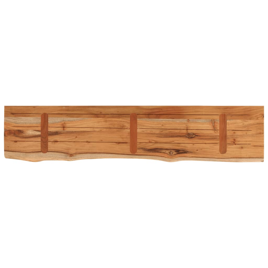 vidaXL Tischplatte 180x40x3,8cm Rechteckig Massivholz Akazie Baumkante