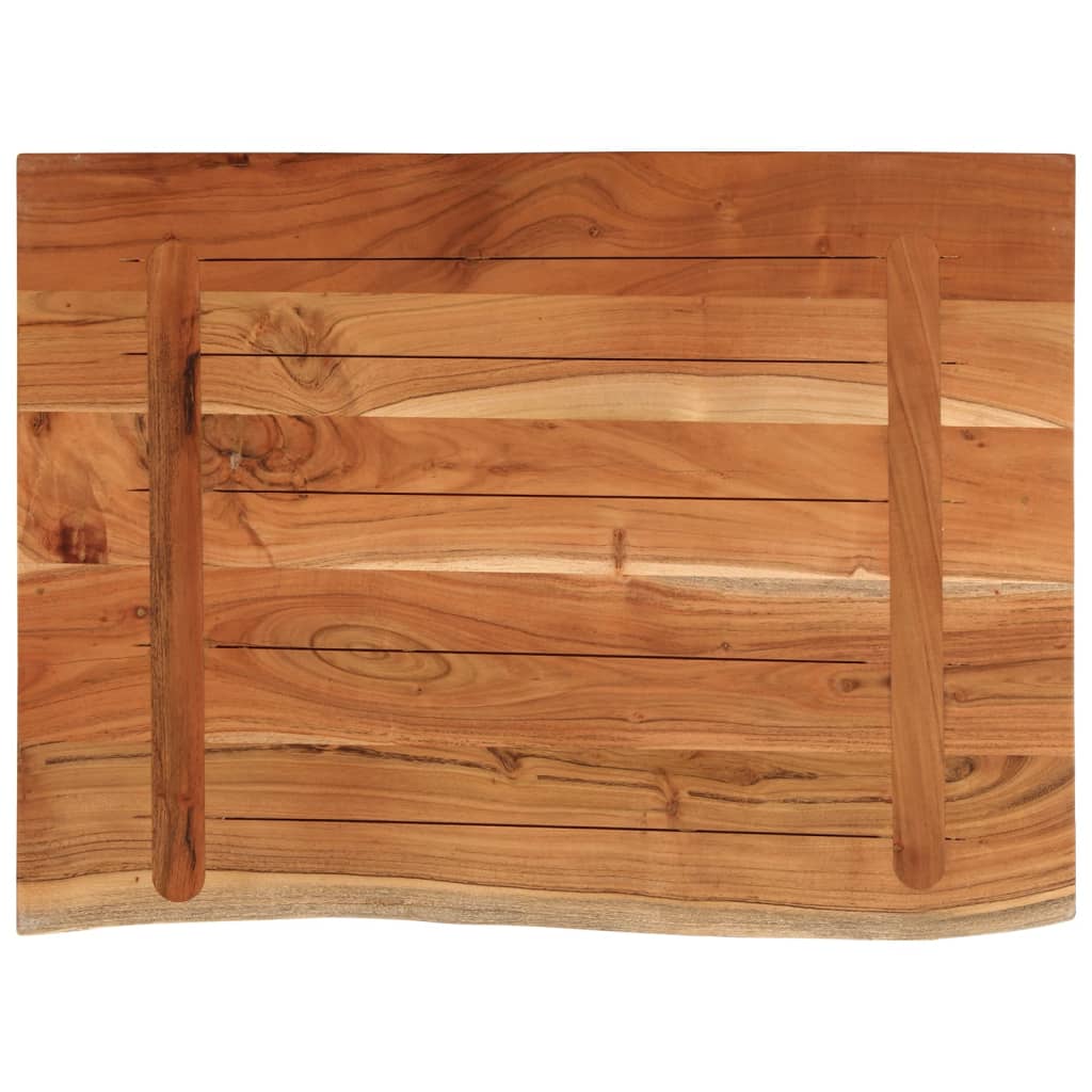 vidaXL Waschtischplatte 80x60x3,8 cm Rechteckig Massivholz Akazie