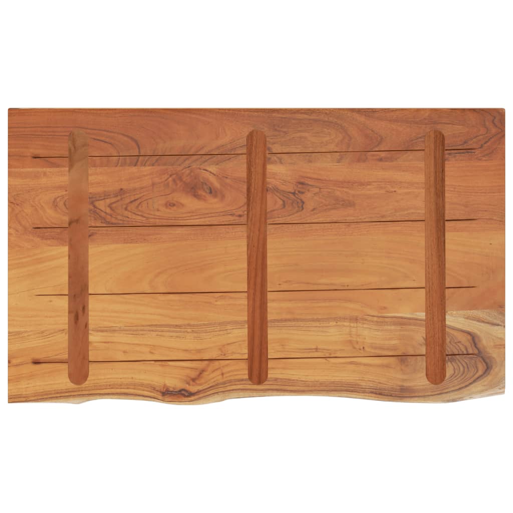 vidaXL Waschtischplatte 110x60x3,8 cm Rechteckig Massivholz Akazie