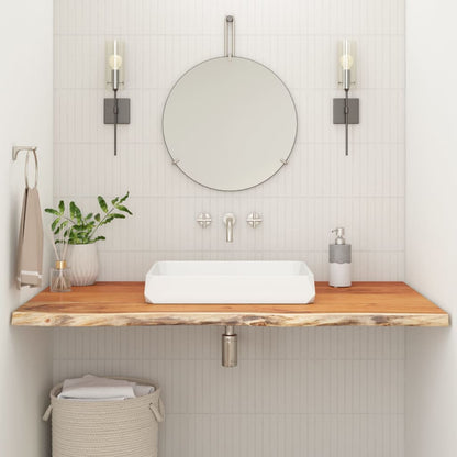 vidaXL Waschtischplatte 110x60x3,8 cm Rechteckig Massivholz Akazie