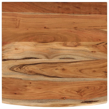 vidaXL Schreibtischplatte 80x80x3,8 cm Massivholz Akazie Baumkante