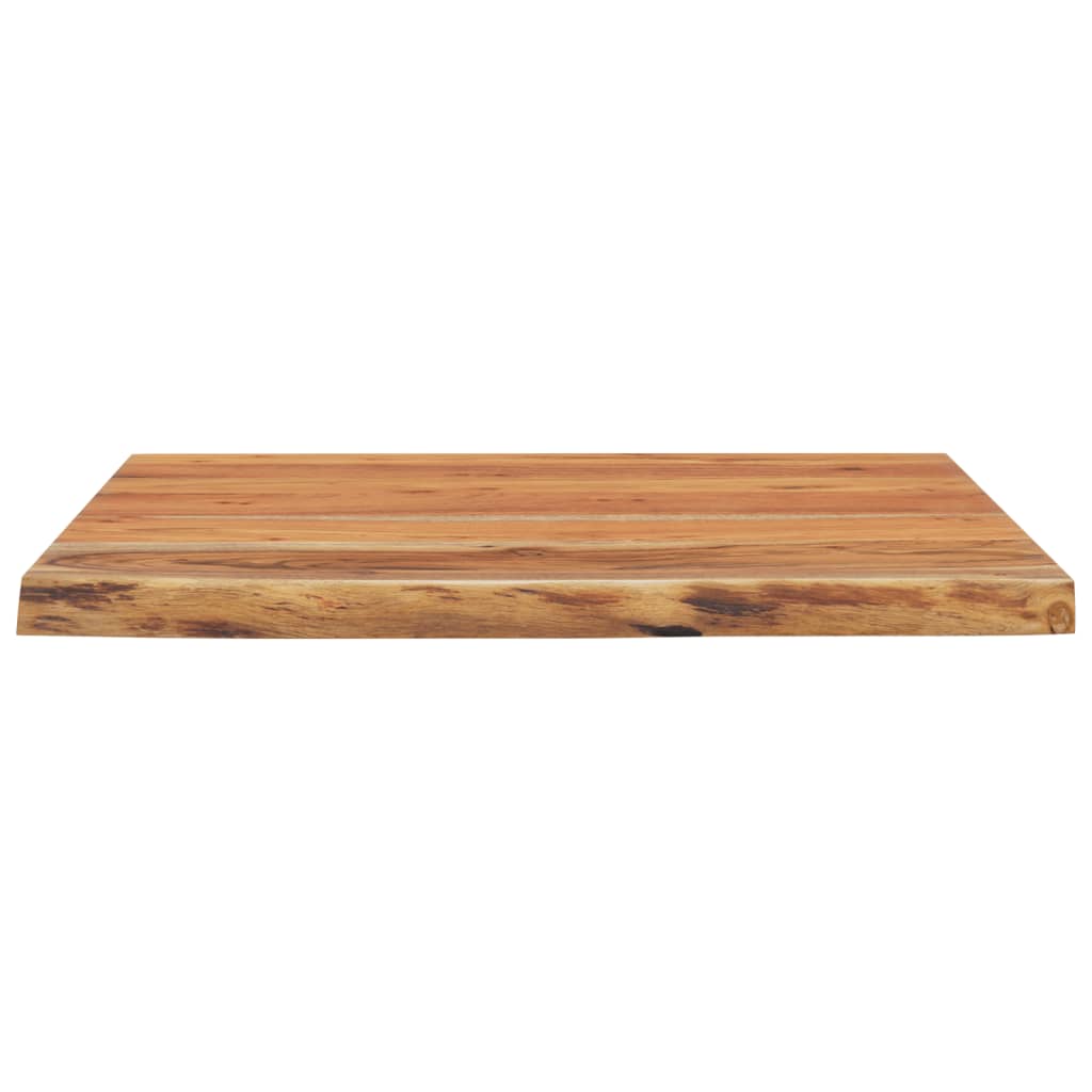 vidaXL Schreibtischplatte 80x80x3,8 cm Massivholz Akazie Baumkante