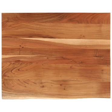 vidaXL Schreibtischplatte 90x80x3,8 cm Massivholz Akazie Baumkante