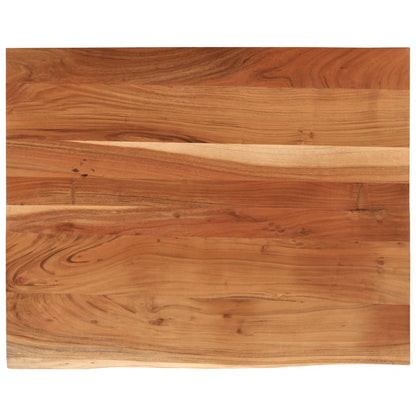 vidaXL Schreibtischplatte 90x80x3,8 cm Massivholz Akazie Baumkante