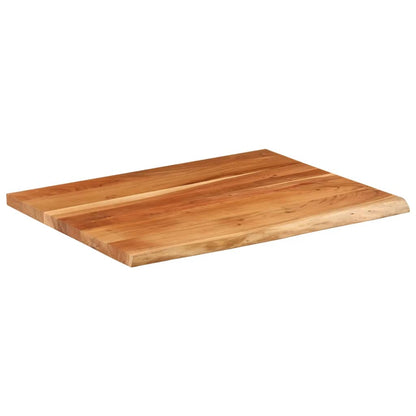 vidaXL Schreibtischplatte 90x80x3,8 cm Massivholz Akazie Baumkante