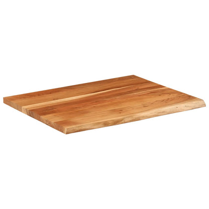 vidaXL Schreibtischplatte 110x80x3,8 cm Massivholz Akazie Baumkante