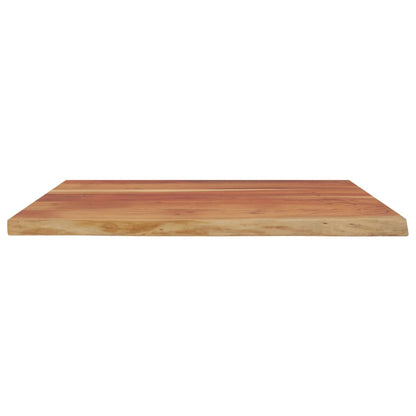 vidaXL Schreibtischplatte 110x80x3,8 cm Massivholz Akazie Baumkante