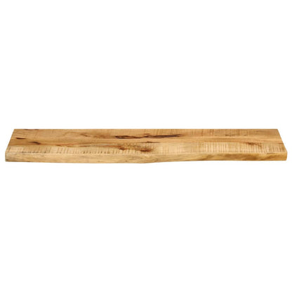vidaXL Tischplatte 120x20x2,5 cm Baumkante Massivholz Raues Mangoholz