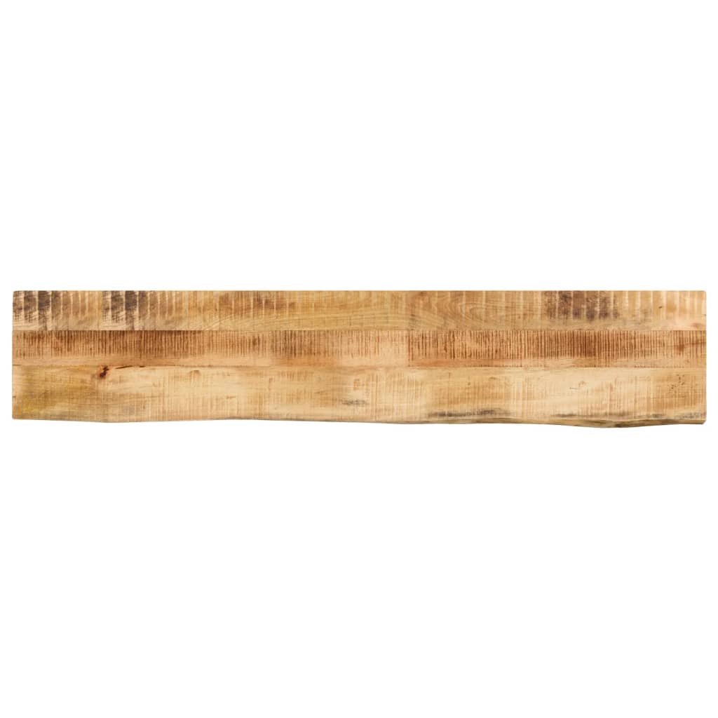 vidaXL Plateau de table 140x20x2,5 cm à bords bruts en manguier massif