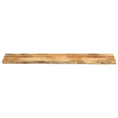 vidaXL Plateau de table 140x20x2,5 cm à bords bruts en manguier massif