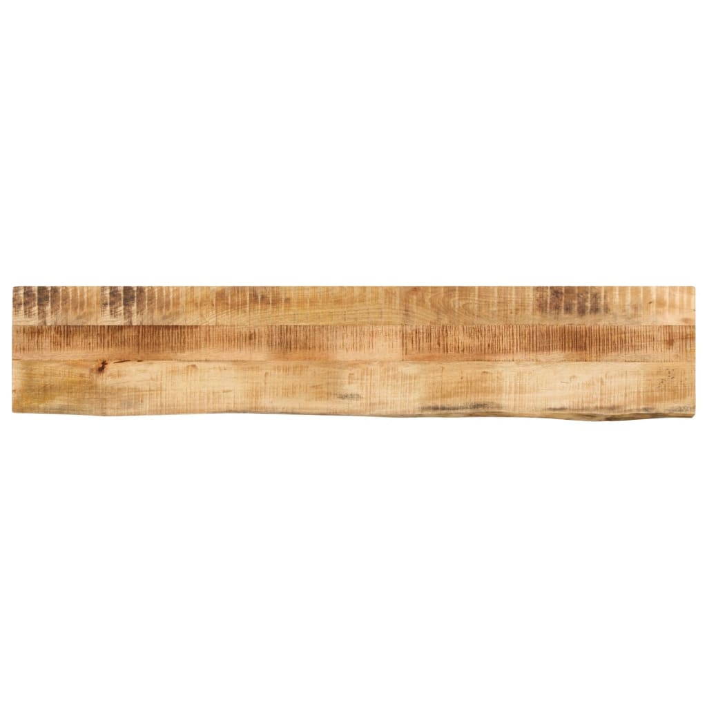 vidaXL Plateau de table 160x20x2,5 cm bord brut en bois de manguier massif brut