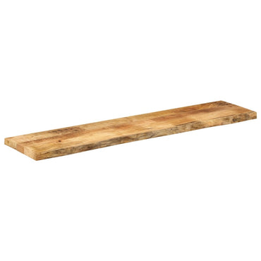vidaXL Plateau de table 160x20x2,5 cm bord brut en bois de manguier massif brut