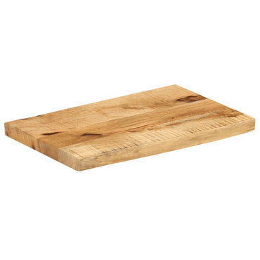 vidaXL Tischplatte 50x30x3,8 cm Baumkante Massivholz Raues Mangoholz