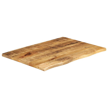 vidaXL Plateau de table 70x60x3,8 cm à bords bruts en bois de manguier massif brut