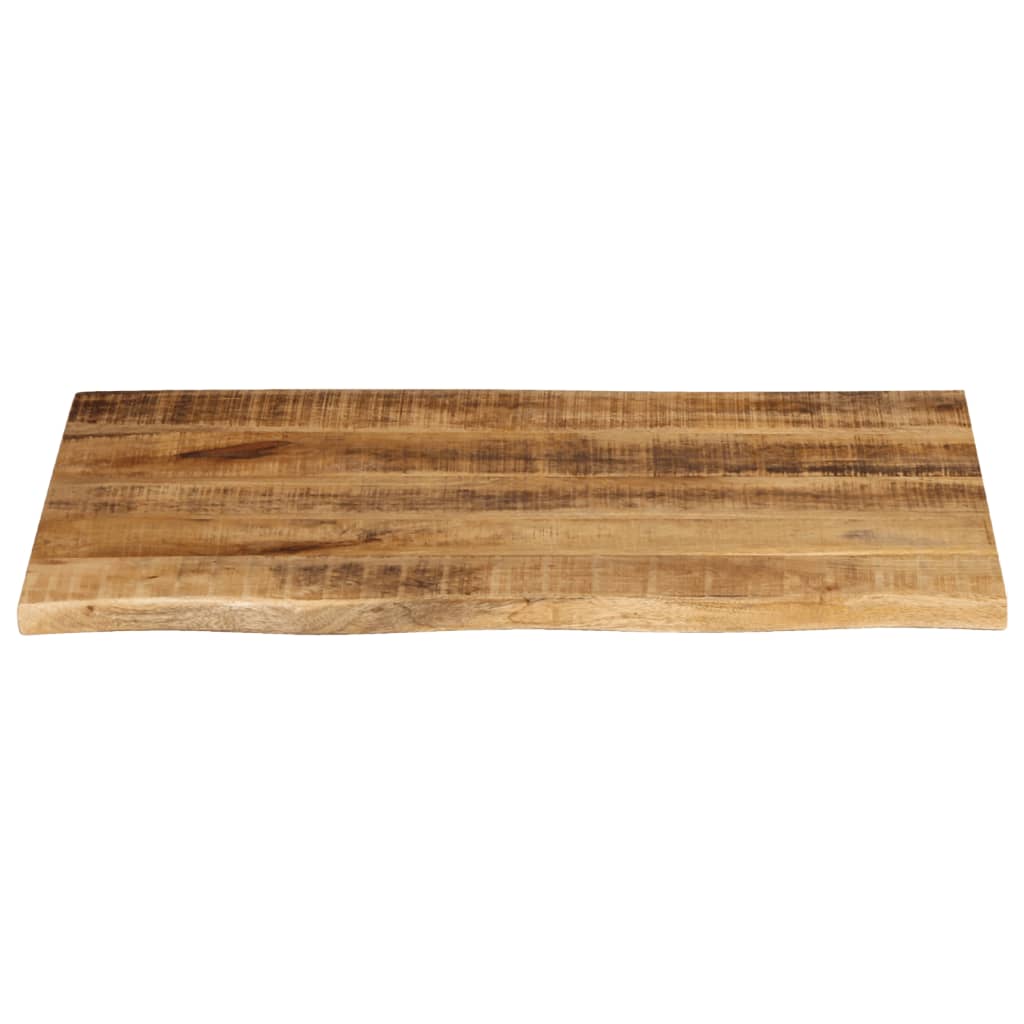 vidaXL Tischplatte 70x60x3,8 cm Baumkante Massivholz Raues Mangoholz