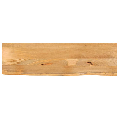 vidaXL Tischplatte mit Baumkante 100x20x2,5 cm Massivholz Mango
