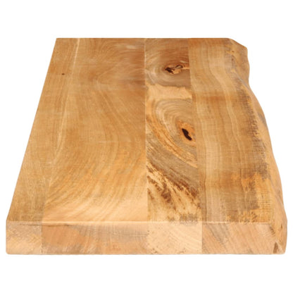 vidaXL Tischplatte mit Baumkante 100x20x2,5 cm Massivholz Mango