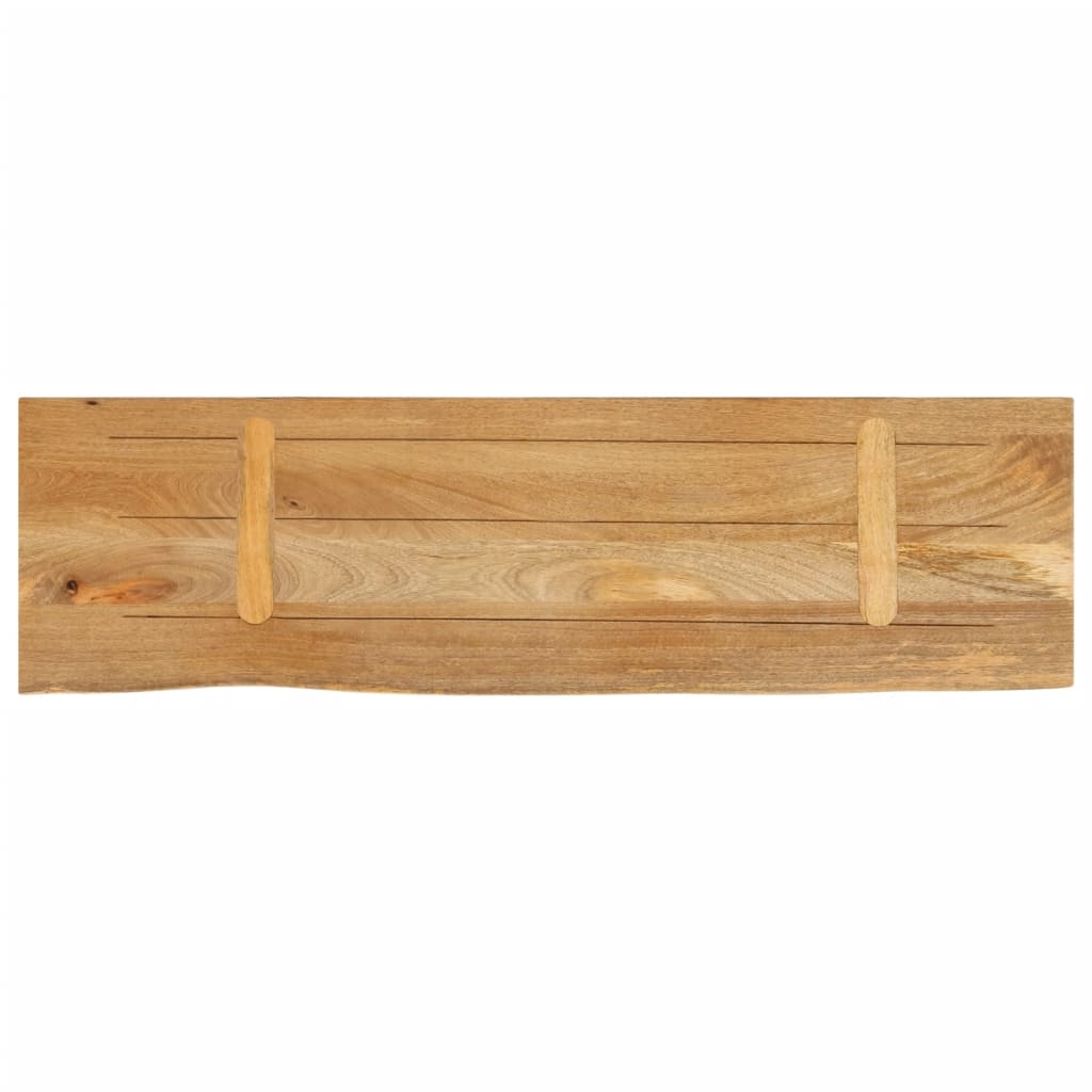 vidaXL Tischplatte mit Baumkante 100x20x2,5 cm Massivholz Mango