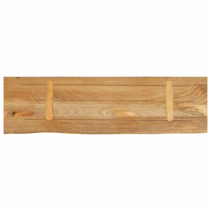 vidaXL Tischplatte mit Baumkante 100x20x2,5 cm Massivholz Mango