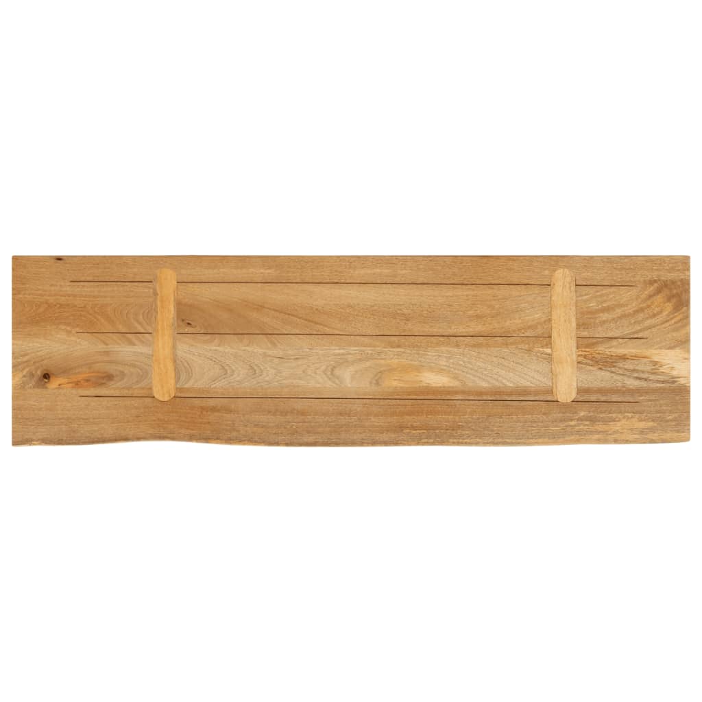 vidaXL Tischplatte mit Baumkante 110x20x2,5 cm Massivholz Mango